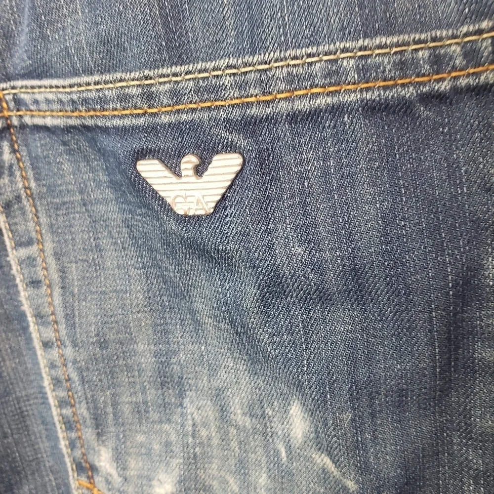 Armani Collezioni Simin T Spa button fly jeans 100% cotton size 36